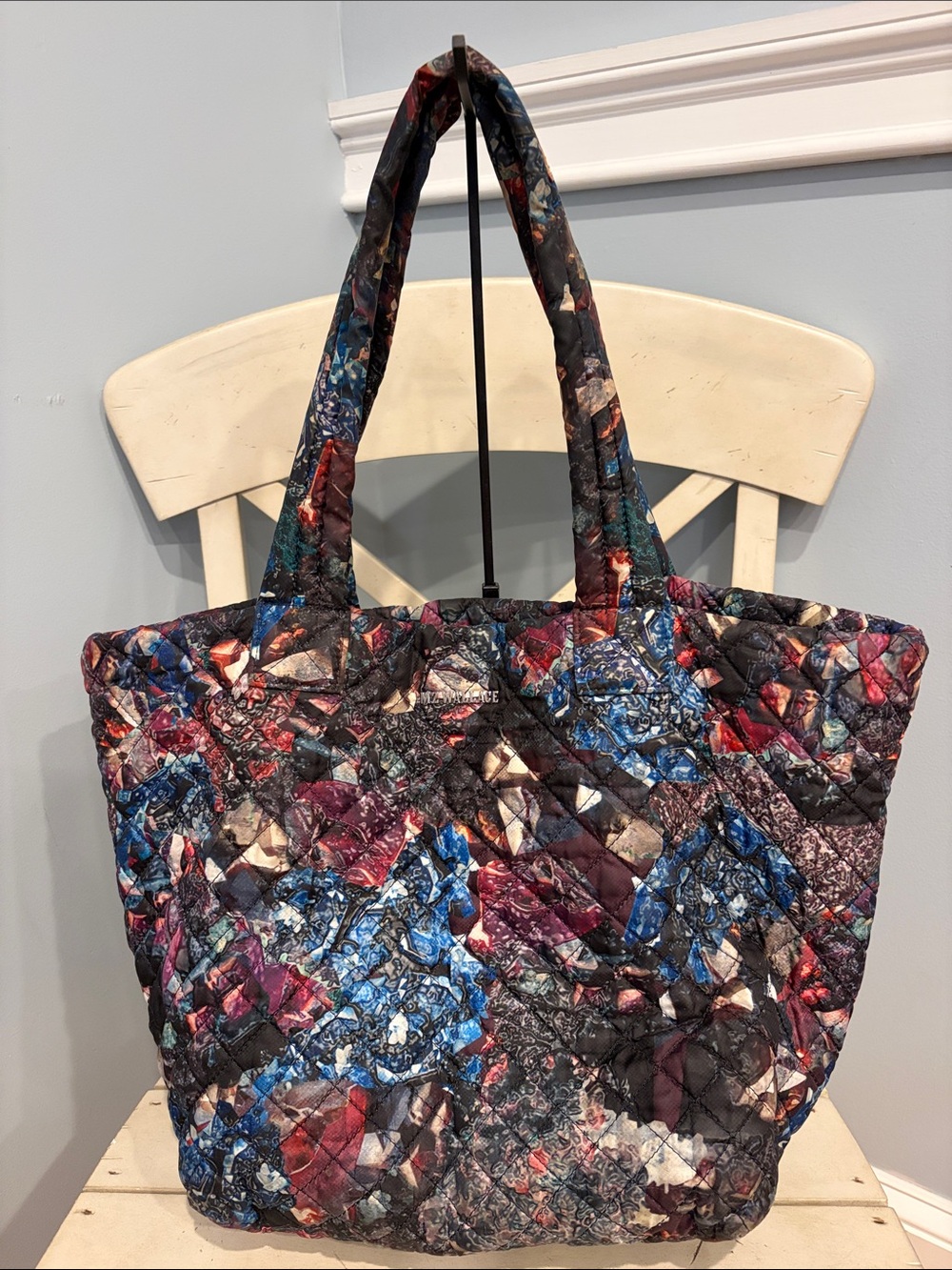 MZ WALLACE Jewel Multicolor Medium Metro Tote Bag
